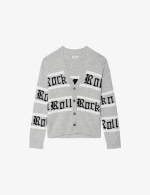 Mirkaz Jacquard-Pattern Wool and Cashmere Blend Cardigan by ZADIG&VOLTAIRE