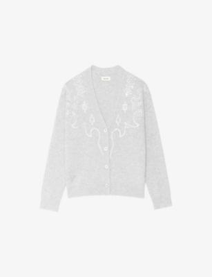 Mirkaz Rhinestone-Embellished Cashmere Cardigan by ZADIG&VOLTAIRE