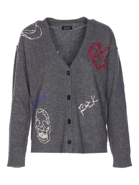 Mirkaz V-neck cashmere cardigan by ZADIG&VOLTAIRE