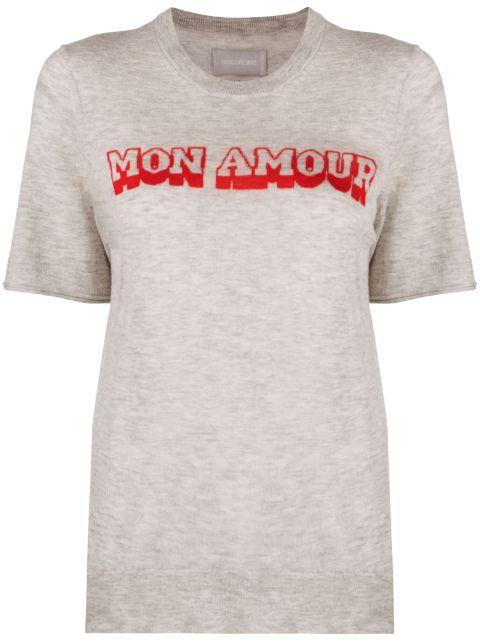 Mon Amour-jacquard cashmere sweater by ZADIG&VOLTAIRE