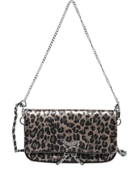 Nano Rock leopard-effect shoulder bag by ZADIG&VOLTAIRE Nano Rock leopard-effect shoulder bag by ZADIG&VOLTAIRE