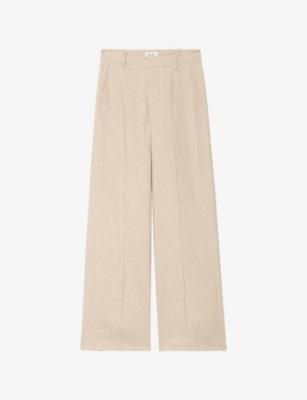 Panol Wide-Leg Striped Cotton and Linen-Blend Trousers by ZADIG&VOLTAIRE
