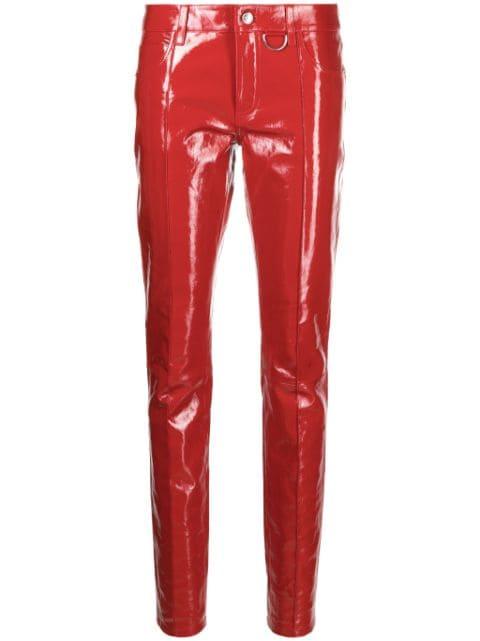 Peko skinny vinyl trousers by ZADIG&VOLTAIRE