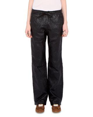 Pocha Crinkled Leather Trousers by ZADIG&VOLTAIRE