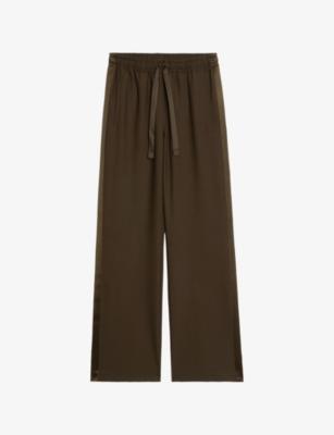 Poma Satin-Stripe Straight-Leg Low-Rise Stretch-Woven Trousers by ZADIG&VOLTAIRE