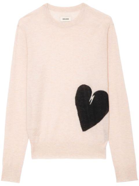 Pravis Heart sweater by ZADIG&VOLTAIRE