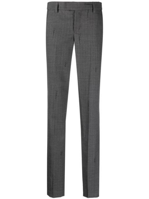 Prune striped slim trousers by ZADIG&VOLTAIRE