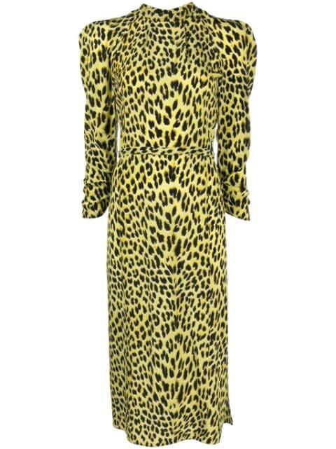Racyl leopard-print silk midi dress by ZADIG&VOLTAIRE