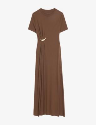 Raja Short-Sleeved Cotton-Jersey Maxi Dress by ZADIG&VOLTAIRE