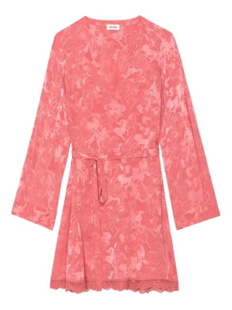 Ramasco lace-detail horse-pattern mini dress by ZADIG&VOLTAIRE