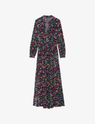 Rayado Floral-Print Woven Maxi Dress by ZADIG&VOLTAIRE