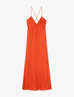 Rayonne split-hem woven maxi dress by ZADIG&VOLTAIRE