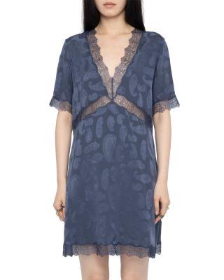 Redoxa Silk Paisley Jacquard Dress by ZADIG&VOLTAIRE
