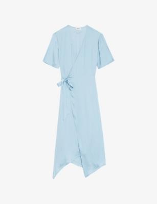 Reforme Wrap-Front Woven Midi Dress by ZADIG&VOLTAIRE
