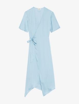 Reforme Wrap-Front Woven Midi Dress by ZADIG&VOLTAIRE