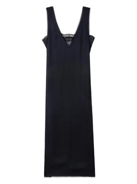 Renzo lace-trimmed satin midi dress by ZADIG&VOLTAIRE