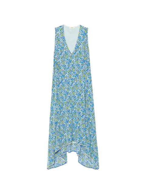 Rerol floral-print asymmetric dress by ZADIG&VOLTAIRE