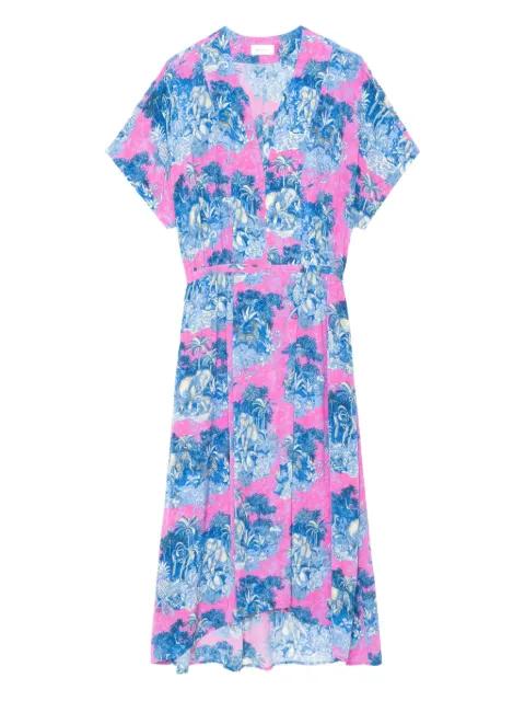 Riaz jungle-print midi dress by ZADIG&VOLTAIRE