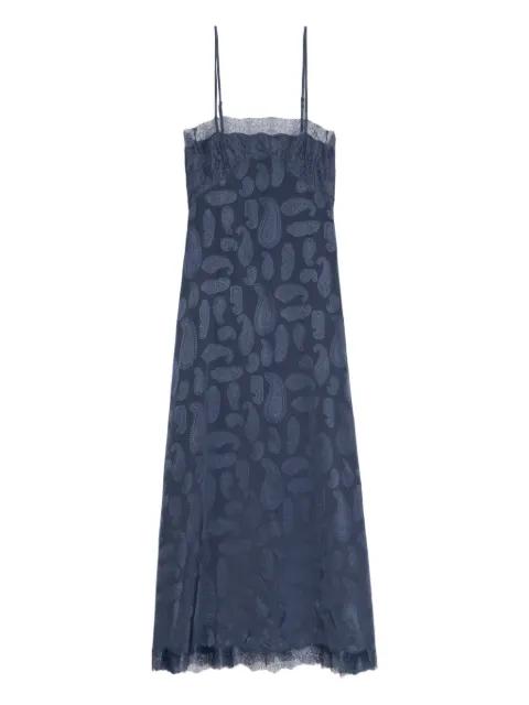 Ridar paisley-pattern lace-trim dress by ZADIG&VOLTAIRE