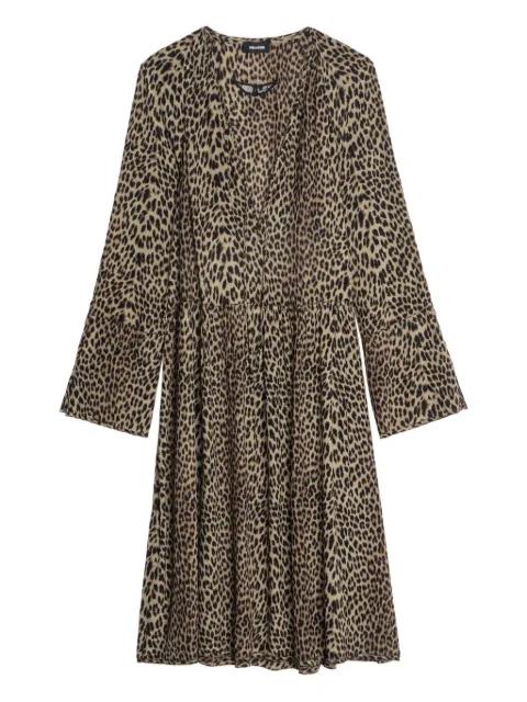 Rinas leopard-print V-neck mini dress by ZADIG&VOLTAIRE