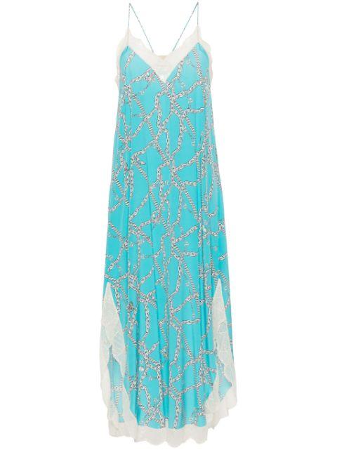 Ristyl logo-print maxi dress by ZADIG&VOLTAIRE