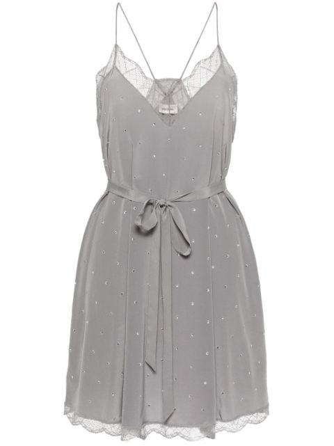Ristyz rhinestone-embellished mini dress by ZADIG&VOLTAIRE