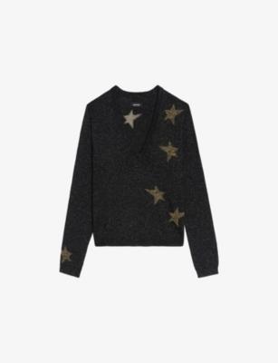 Rivyl Star-Pattern Wool-Blend Jumper by ZADIG&VOLTAIRE