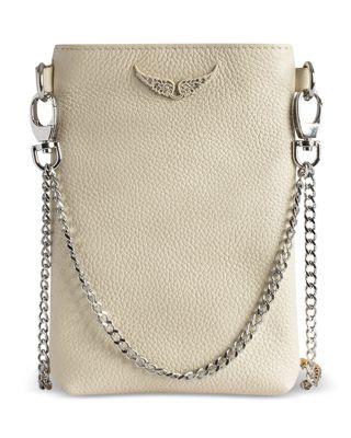Rock Leather Phone Pouch by ZADIG&VOLTAIRE