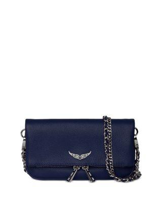 Rock Mini Grained Leather Crossbody by ZADIG&VOLTAIRE