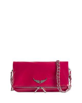 Rock Vintage Patent Leather Clutch by ZADIG&VOLTAIRE