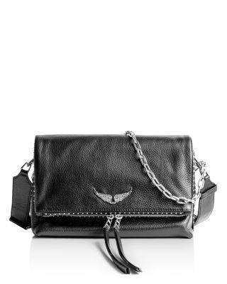 Rocky Studded Leather Shoulder Bag by ZADIG&VOLTAIRE