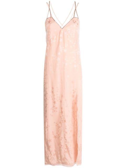Rohal star-jacquard silk dress by ZADIG&VOLTAIRE