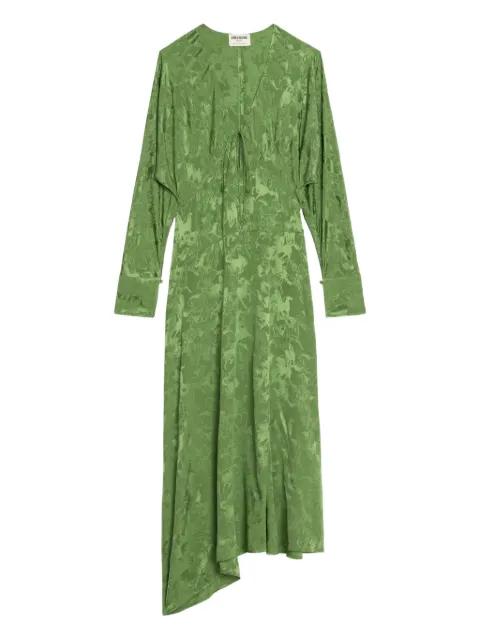Rouna horse-jacquard tie midi dress by ZADIG&VOLTAIRE