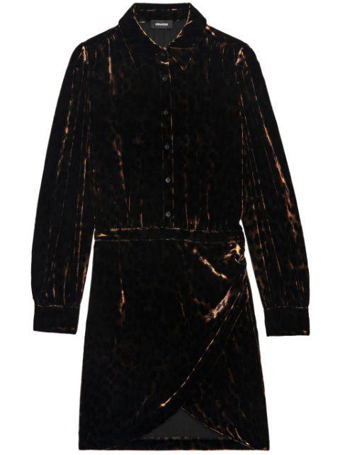 Rulipe velvet shirt dress by ZADIG&VOLTAIRE