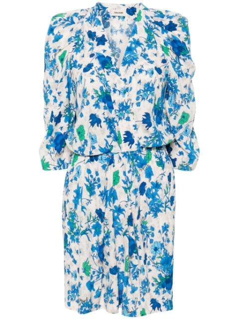 Ruz floral-print midi dress by ZADIG&VOLTAIRE