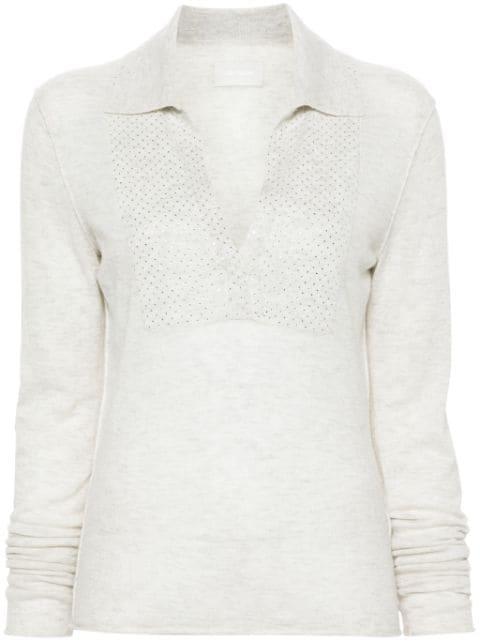 Sally rhinestone-embellished cashmere jumper by ZADIG&VOLTAIRE