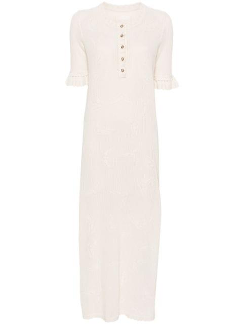 Salmy Wings pointelle-knit dress by ZADIG&VOLTAIRE
