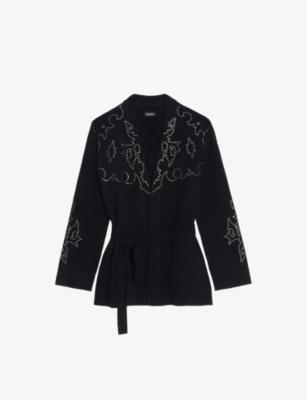 Salomy Rhinestone-Embellished Cashmere Cardigan by ZADIG&VOLTAIRE