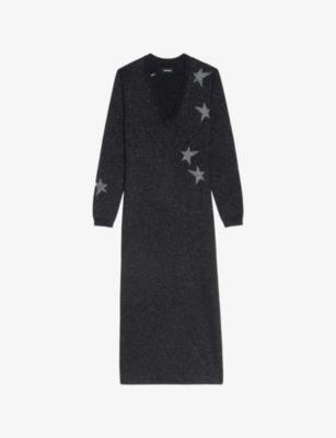 Stelly Star-Motif Wool-Blend Maxi Dress by ZADIG&VOLTAIRE
