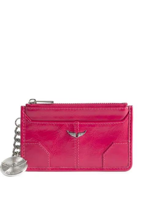 Sunny patent charm card holder by ZADIG&VOLTAIRE