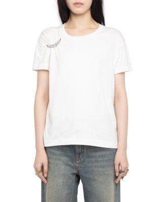 Suzan Wing Brooch T Shirt by ZADIG&VOLTAIRE
