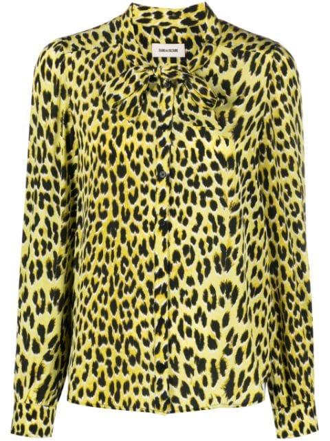 Taos leopard-print silk shirt by ZADIG&VOLTAIRE