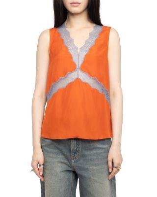 Tasao Silk Camisole Top by ZADIG&VOLTAIRE