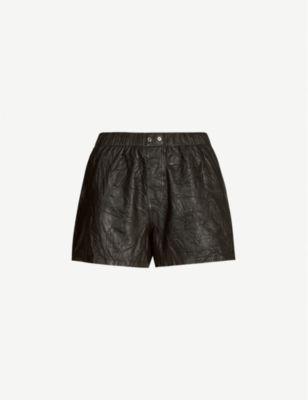 Textured leather shorts by ZADIG&VOLTAIRE