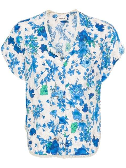 Tiffiny floral-print crepe blouse by ZADIG&VOLTAIRE