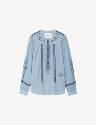 Tigy Embroidered Cotton Blouse by ZADIG&VOLTAIRE