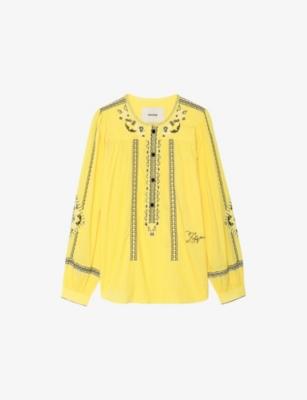 Tigy Embroidered Cotton Blouse by ZADIG&VOLTAIRE