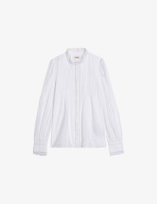 Timz Stand-Collar Cotton-Blend Shirt by ZADIG&VOLTAIRE