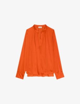 Tink V-neck satin shirt by ZADIG&VOLTAIRE