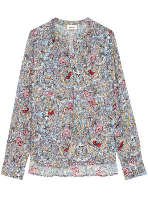 Tink floral-print blouse by ZADIG&VOLTAIRE